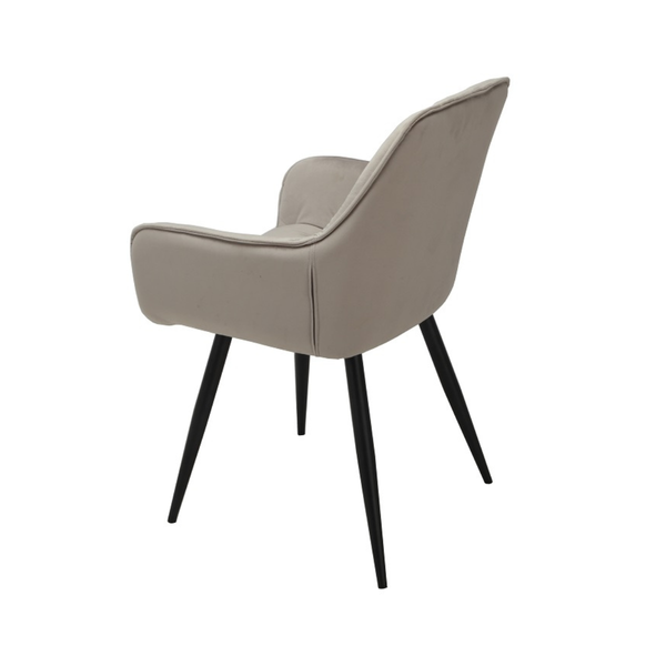 ET MONIQUE Szürke design Kárpitos beltéri szék