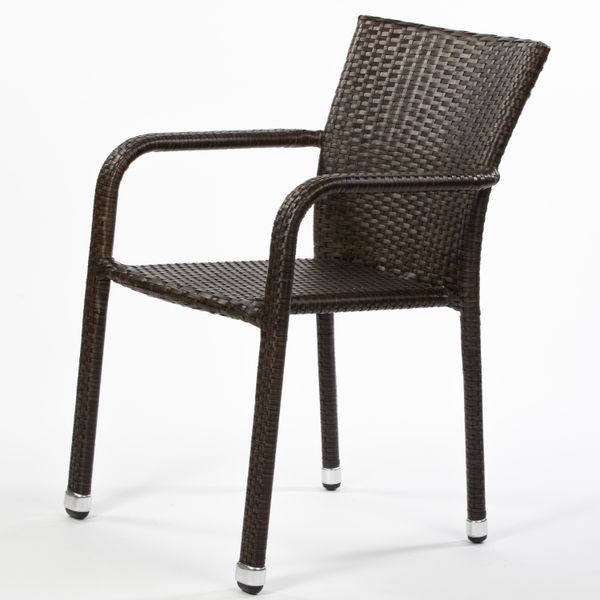 DL BUDDHA Barna klasszikus Polirattan kültéri szék