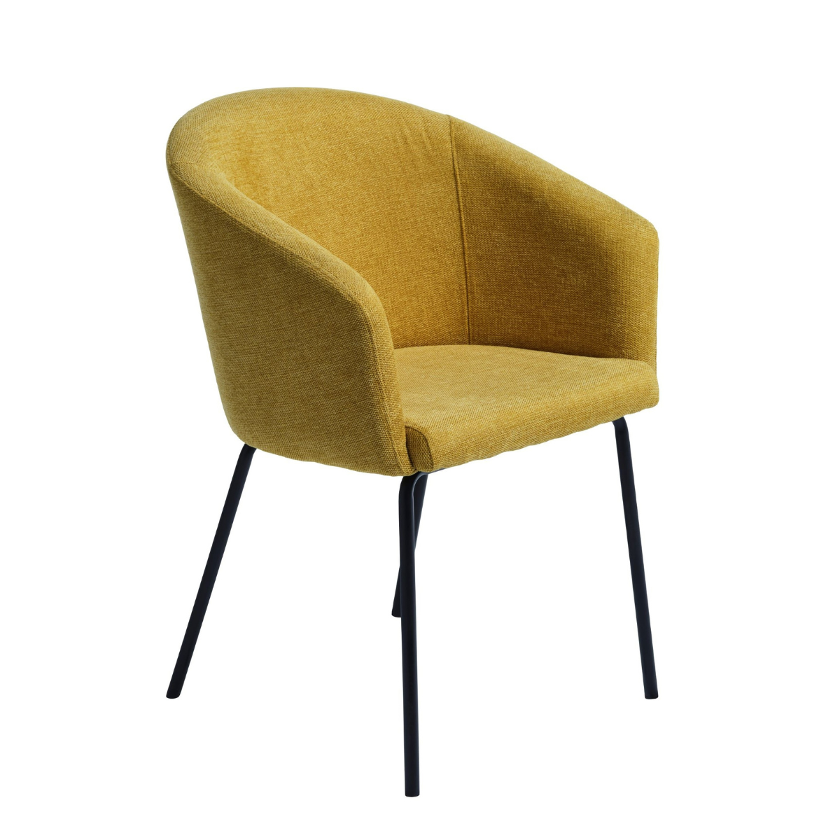 DL LUTHER  Sárga design Kárpitos beltéri szék