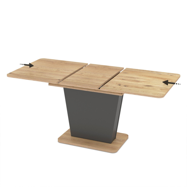 ET LIA Szürke design Beltéri komplett asztal