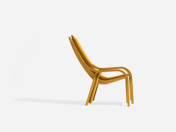 NARDI NET LOUNGE Szürke design Műanyag kültéri szék