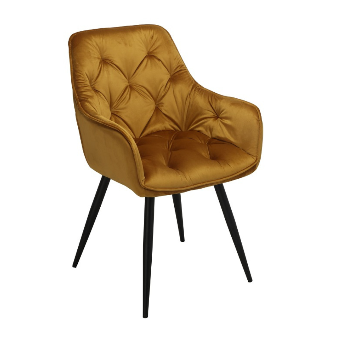 ET MONIQUE Sárga design Kárpitos beltéri szék