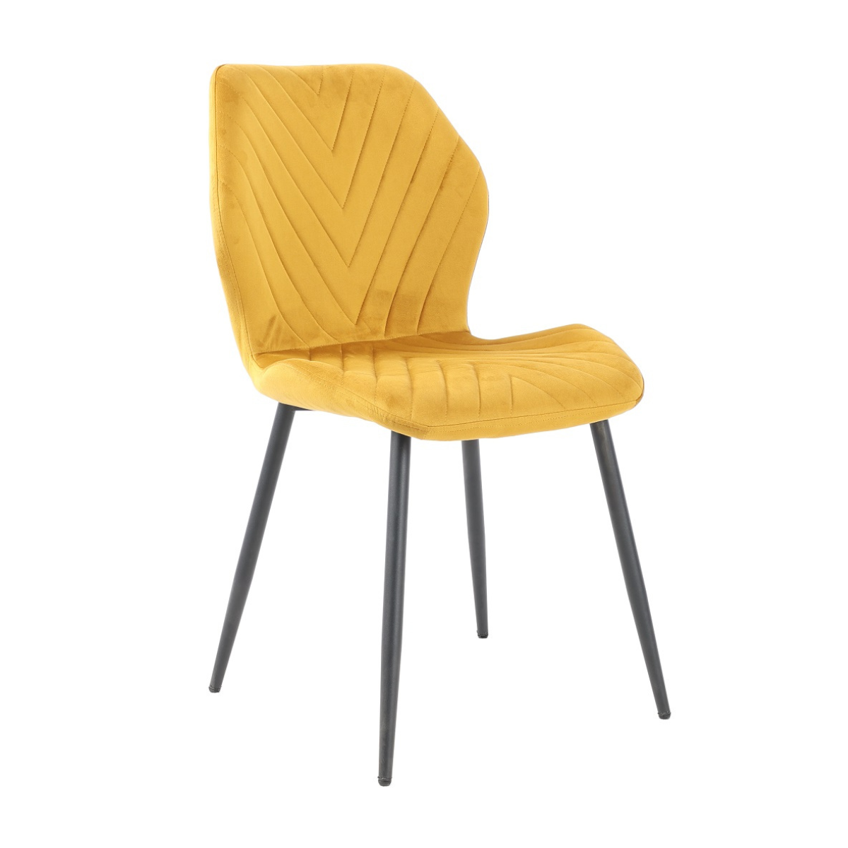 ET JULIE Sárga design Kárpitos beltéri szék