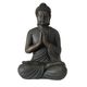 B BUDDHA FIGURINE 3 Fekete design Asztali dekoráció