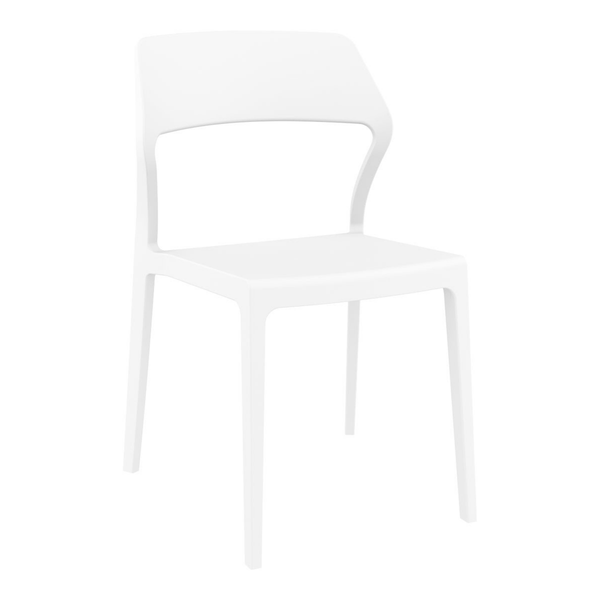 ST SNOW Fehér design Műanyag kültéri szék