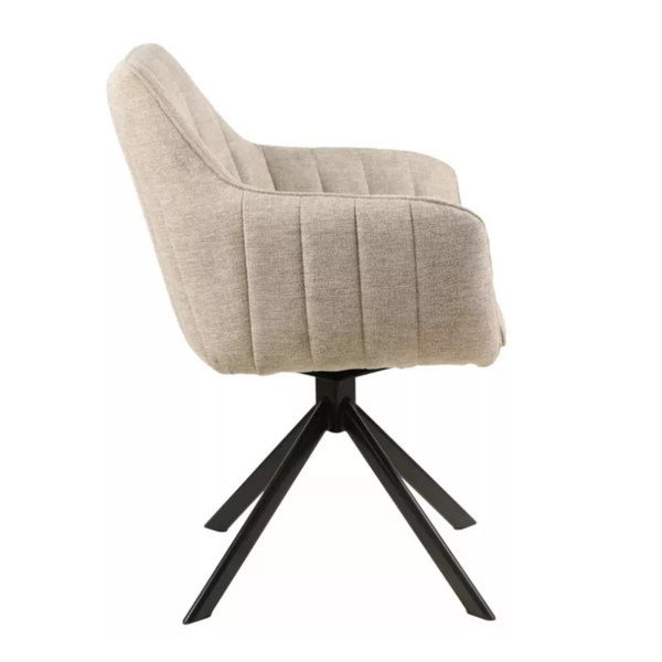 SI ZALIA BREGO Bézs design, elegáns Kárpitos beltéri szék