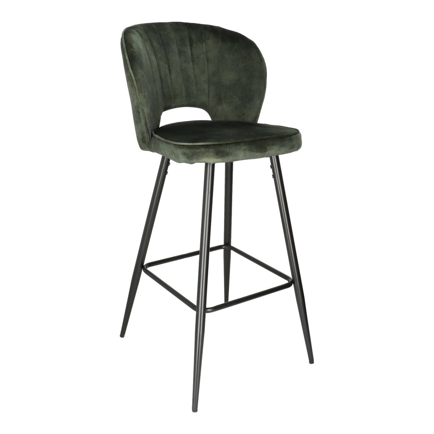 DL MYRA BS  Zöld elegáns Kárpitos beltéri bárszék