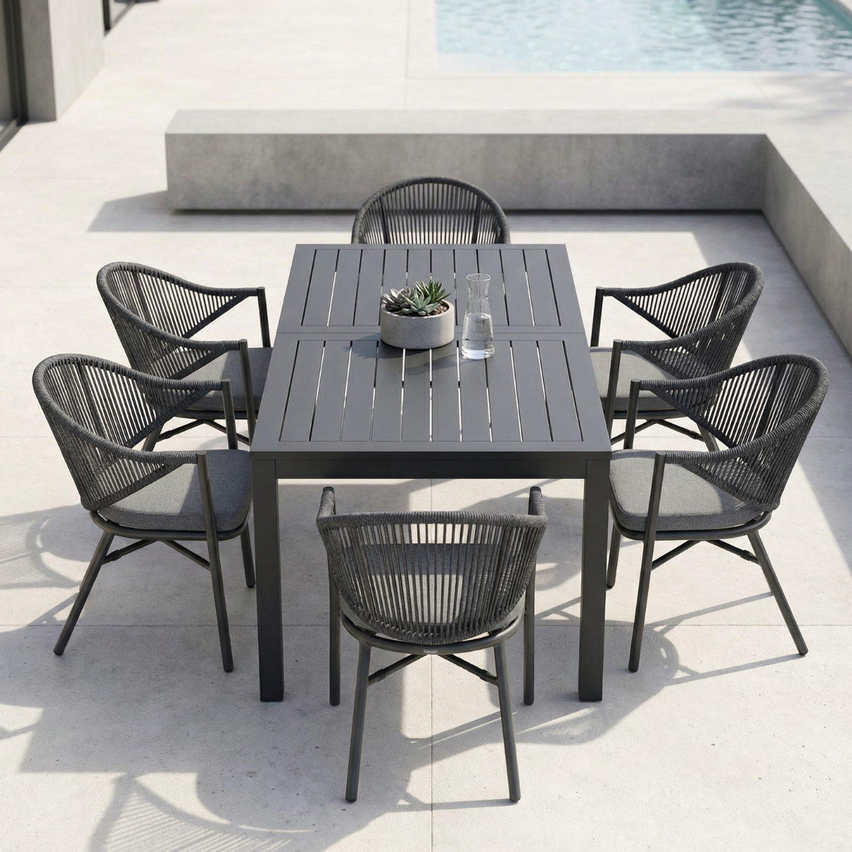 DL PERU / CUBA LIBRE Szürke modern Kültéri szett