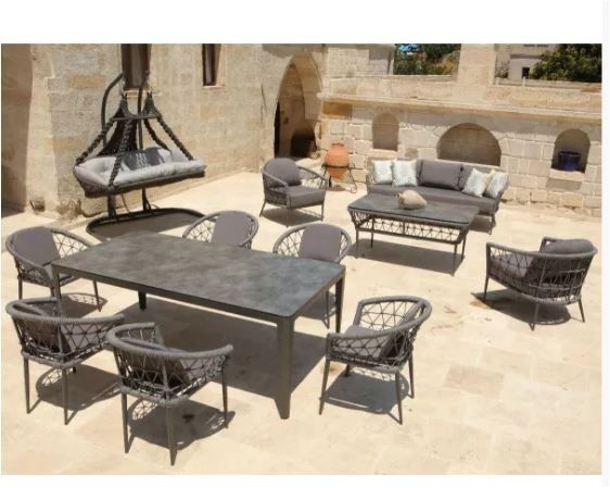 GR LISABON SET Szürke design Kültéri szett