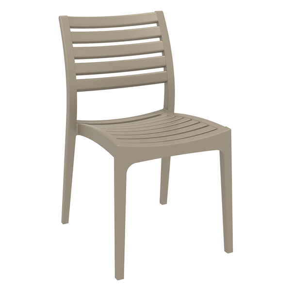 ST ARES Taupe design Műanyag kültéri szék