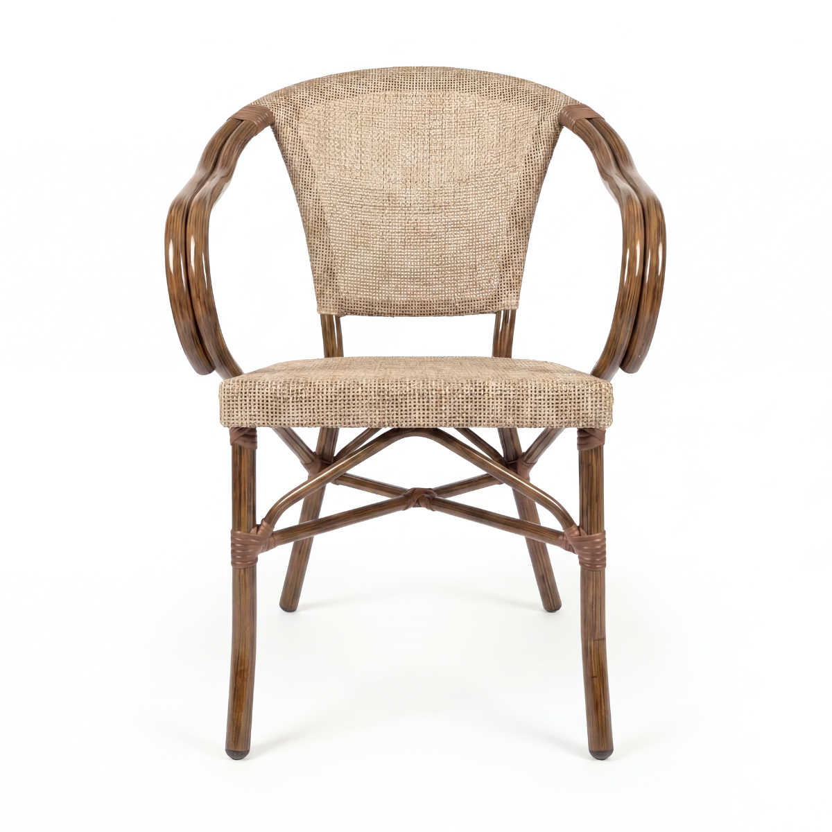 DL STAR C Natúr design, vintage Tessil betétes kültéri szék