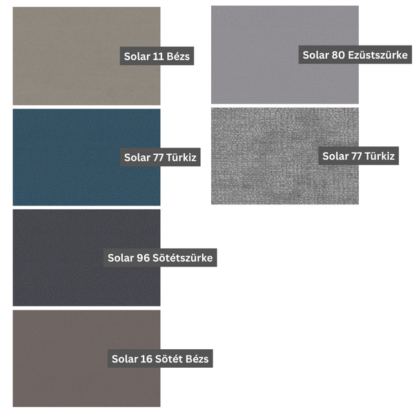 ET ZENARO Több színben design Sarokgarnitúra