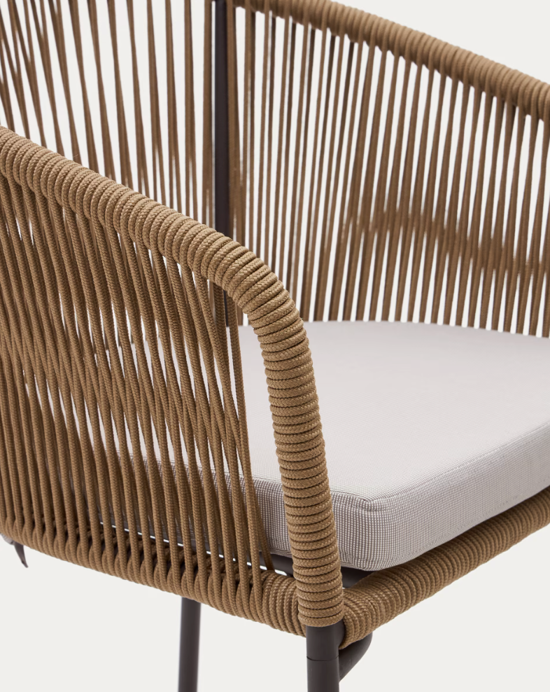 KH JANE utolsó 2db  Barna design Polirattan kültéri szék