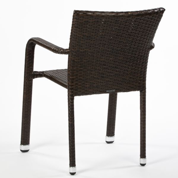 DL BUDDHA Barna klasszikus Polirattan kültéri szék