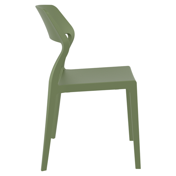 ST SNOW Zöld design Műanyag kültéri szék