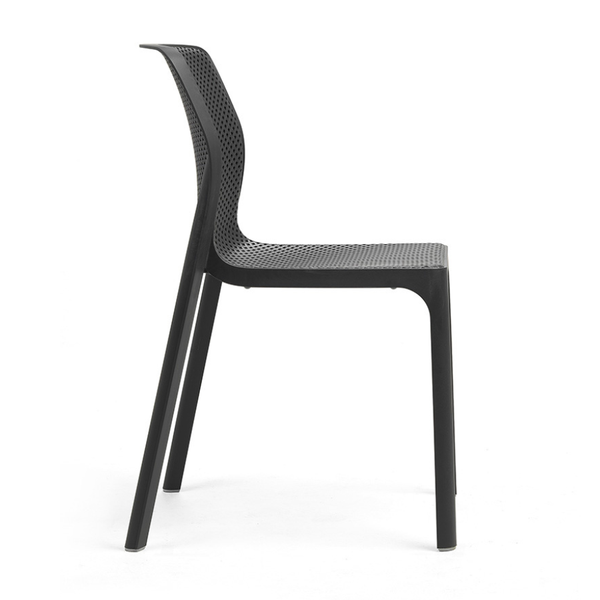NARDI BIT Antracit minimalista Műanyag kültéri szék