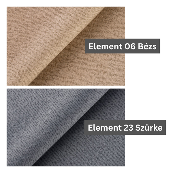 ET ZENARO Több színben design Sarokgarnitúra