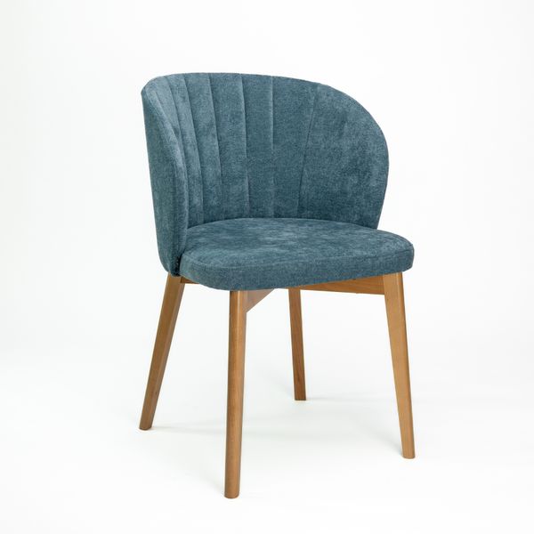 AT LEONA Kék design Kárpitos beltéri szék