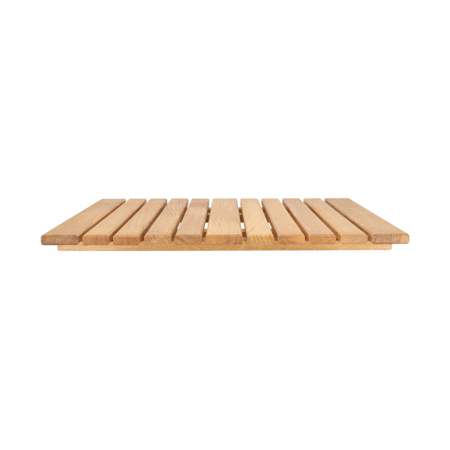 KCS OAK 70x70 Barna klasszikus Tömörfa kültéri asztallap