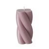 B TWISTER CANDLE Lila modern Asztali dekoráció