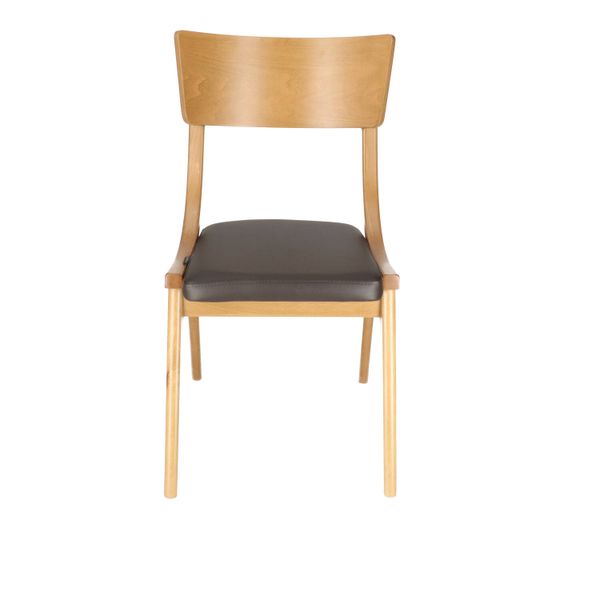 IC AURA OAK Barna design, elegáns Fa beltéri szék