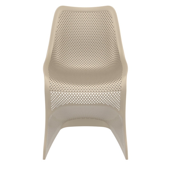 ST BLOOM Bézs design Műanyag kültéri szék