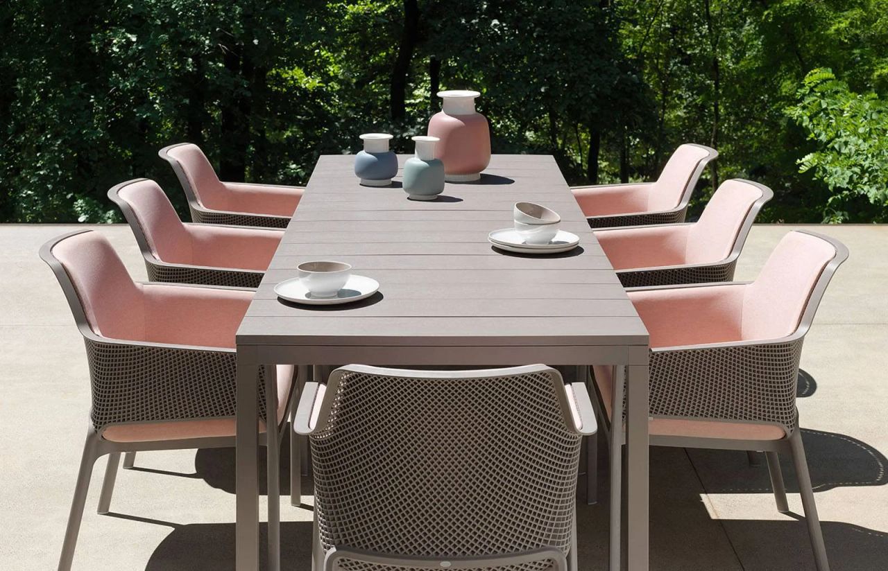 NARDI RIO 210 / NET RELAX Taupe modern Kültéri szett