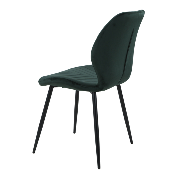 ET JULIE Fekete design Kárpitos beltéri szék