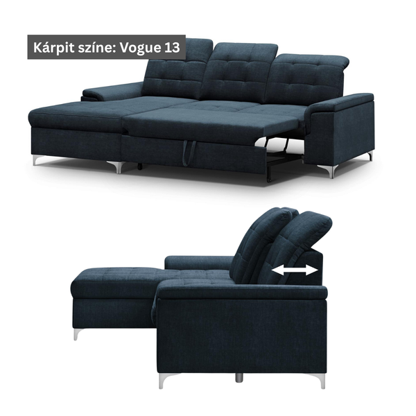 ET ALINA Több színben modern Sarokgarnitúra