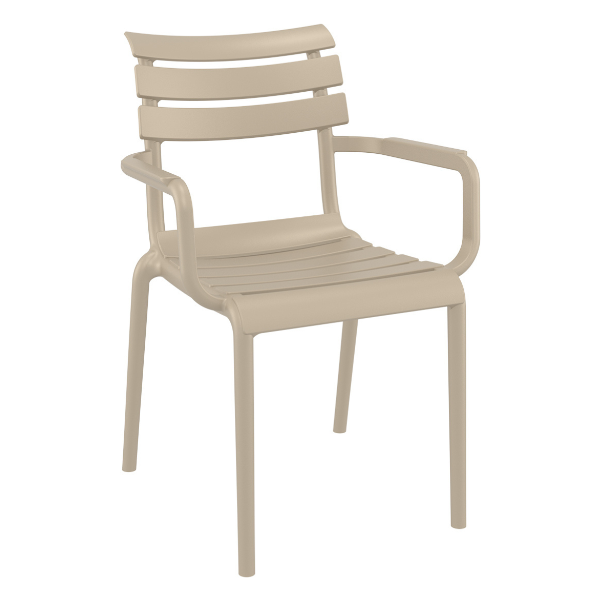 ST PARIS  Bézs design Műanyag kültéri szék