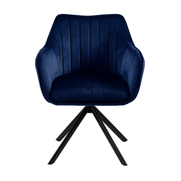 DL ZALIA  Kék design Kárpitos beltéri szék