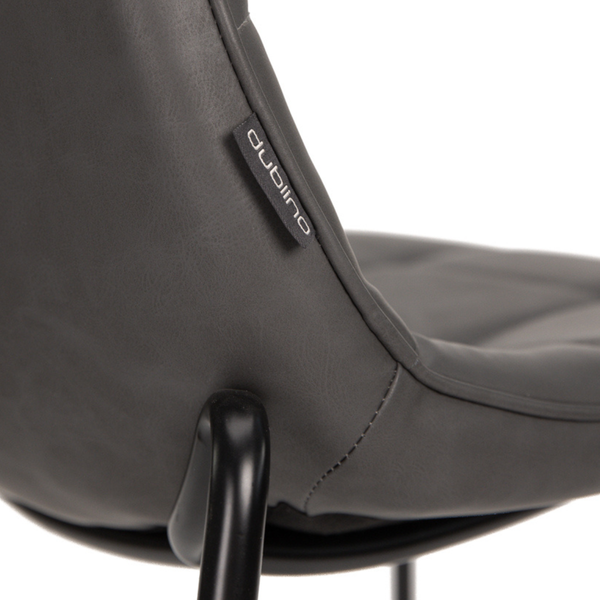 DL RONY Szürke design Kárpitos beltéri szék