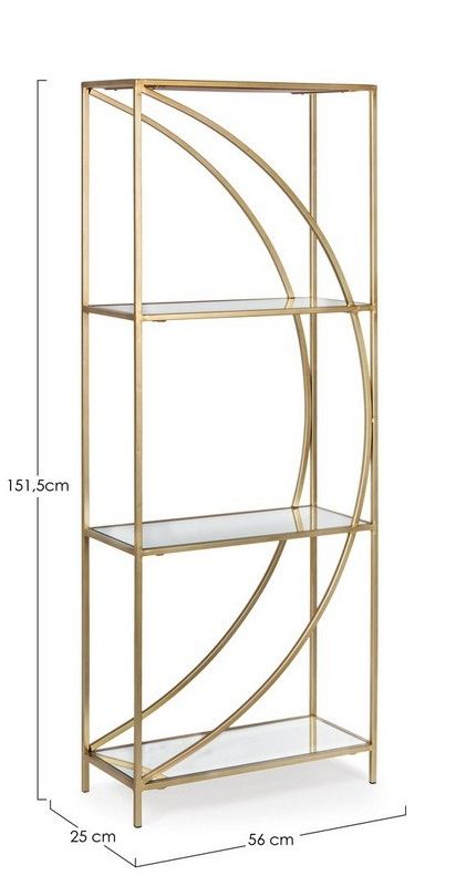 BT LIBRA P5 Arany design Tálalószekrény