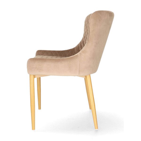 DL CRYSTAL utolsó 2db  Taupe elegáns Kárpitos beltéri szék