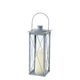 B CANDLE Lámpás 36cm Ezüst design Beltéri dekor