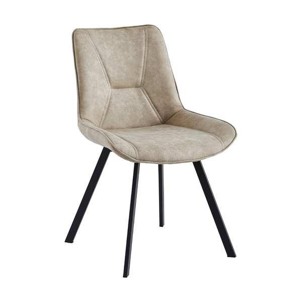 ET MIKE Szürke design Kárpitos beltéri szék