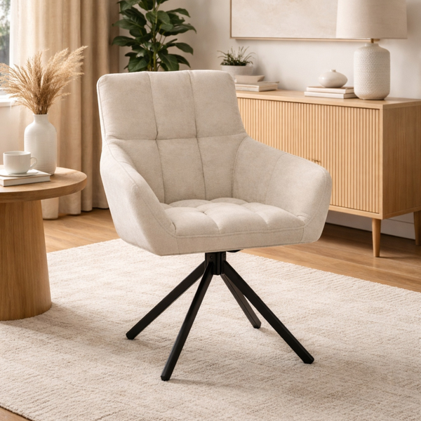 ET ADAM Bézs design Kárpitos beltéri szék