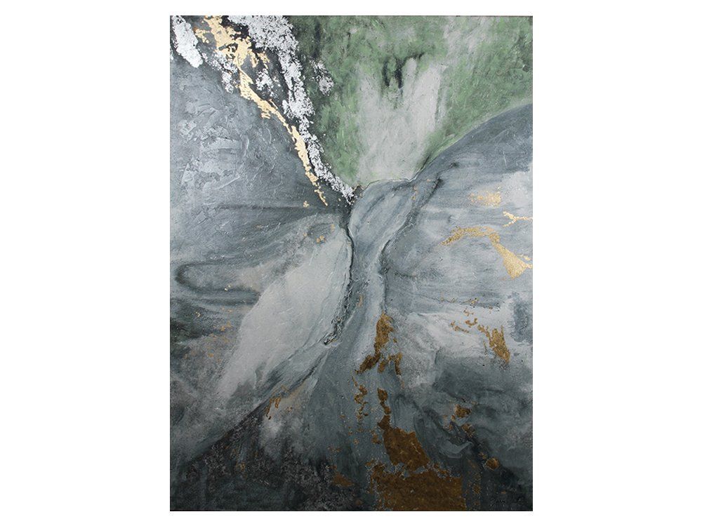 EO ABSTRACT utolsó 1db  Zöld, Kék design Képkeret