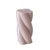 B TWISTER CANDLE Rózsaszín modern Asztali dekoráció