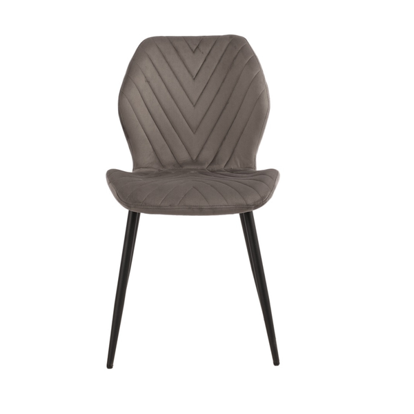 ET JULIE Szürke design Kárpitos beltéri szék