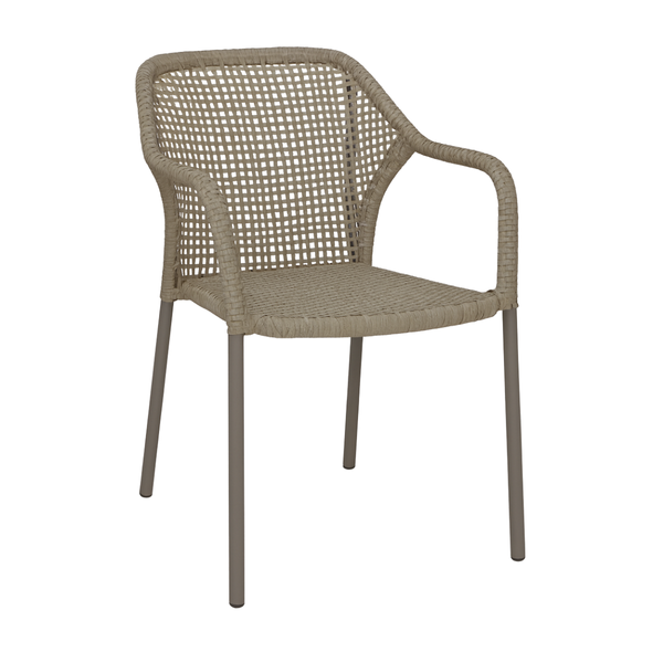 DL DELHI utolsó 1 db  Barna klasszikus Polirattan kültéri szék