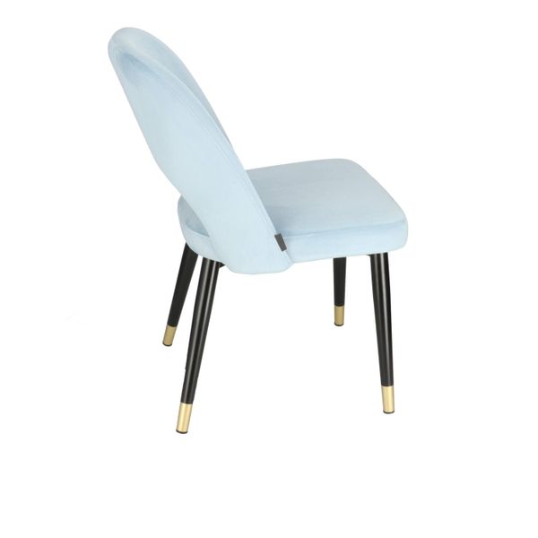 DL FANNY STEEL utolsó 4db  Kék design, elegáns Kárpitos beltéri szék