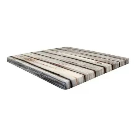 TOP MARITIMO PINE 60x60 Blue vintage Tabletop