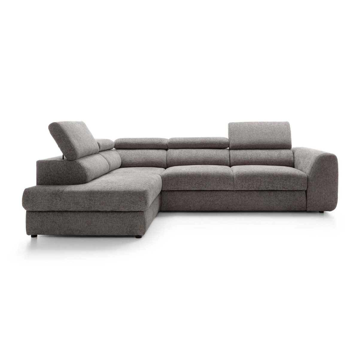 ET BENJAMIN Szürke design Sarokgarnitúra