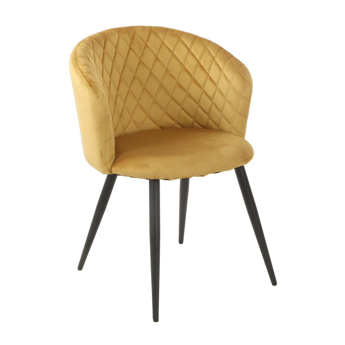 ET KATHERIN Sárga design Kárpitos beltéri szék