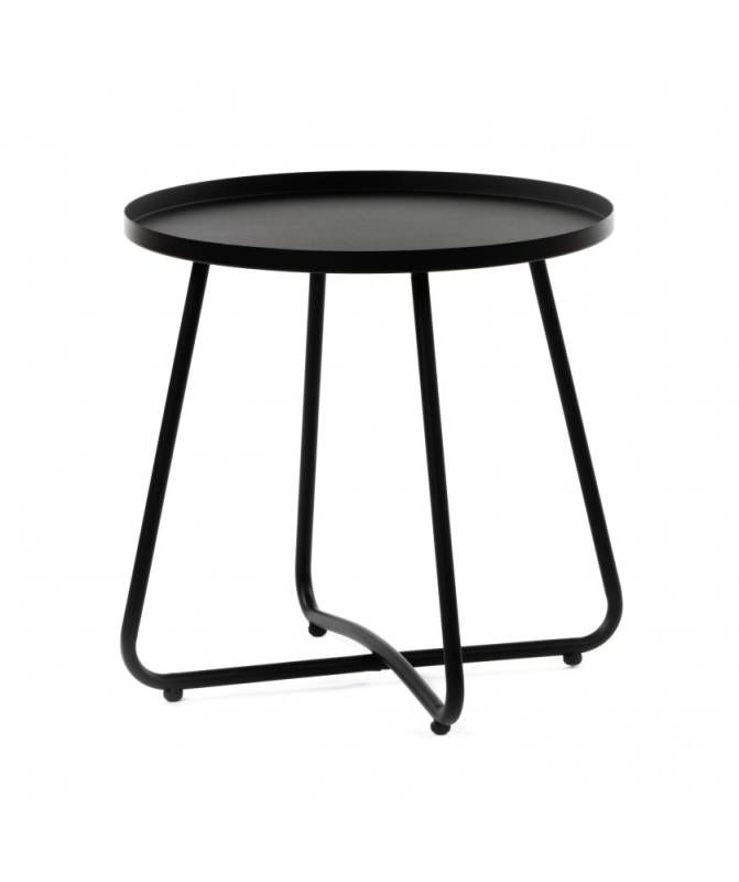 AT PITI Fekete design Dohányzóasztal