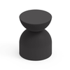 LX LILO STOOL  Fekete design Lerakóasztal