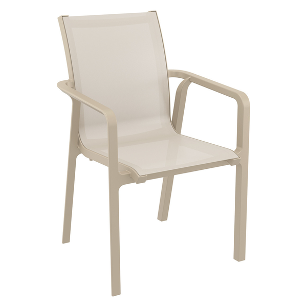 ST PACIFIC Taupe design Vízlepergető szövetű kültéri fotel
