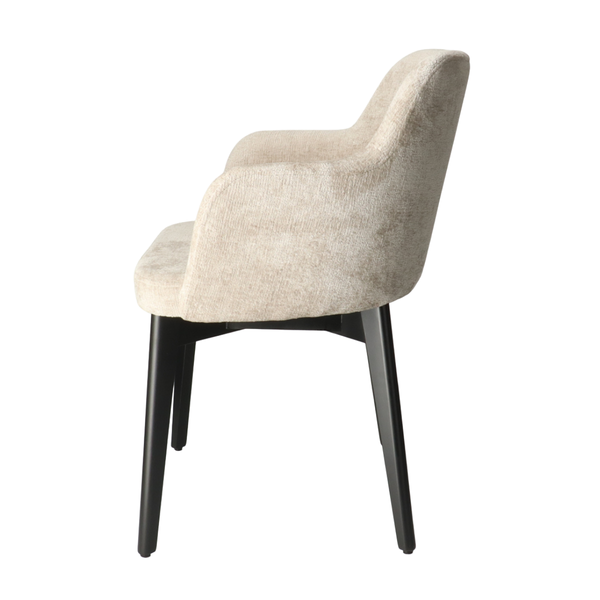 T JANEIRO ARM HARMONY  Bézs elegáns Kárpitos beltéri szék