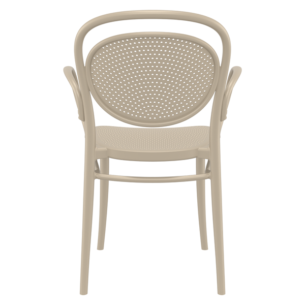 ST MARCEL XL Taupe modern Műanyag kültéri szék